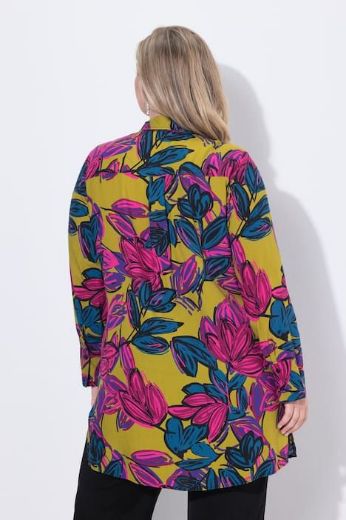 Plus size veliki brojevi Košulja dugih rukava dužeg kroja za punije