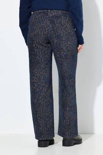 Plus size veliki brojevi Traperice širokih nogavica za punije