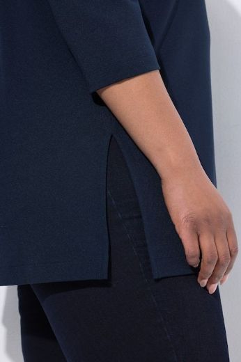 Plus size veliki brojevi Majica povišenog ovratnika s ukrasnim dodacima za punije