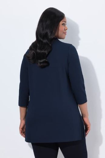 Plus size veliki brojevi Majica povišenog ovratnika s ukrasnim dodacima za punije