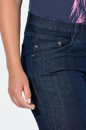 Plus size veliki brojevi Traperice povišenog struka za punije