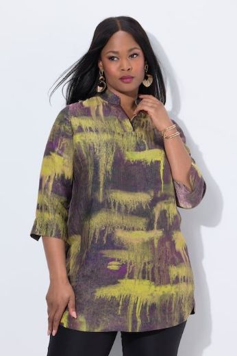 Plus size veliki brojevi Tunika 3/4 rukava za punije