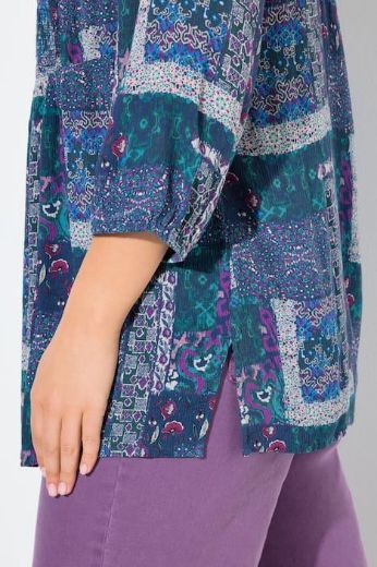 Plus size veliki brojevi Bluza 3/4 rukava A kroja za punije