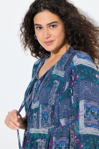 Plus size veliki brojevi Bluza 3/4 rukava A kroja za punije
