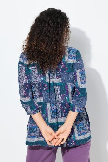 Plus size veliki brojevi Bluza 3/4 rukava A kroja za punije