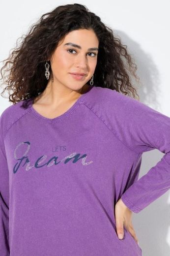 Plus size veliki brojevi Majica dugih rukava A kroja za punije
