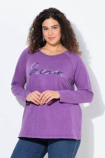Plus size veliki brojevi Majica dugih rukava A kroja za punije