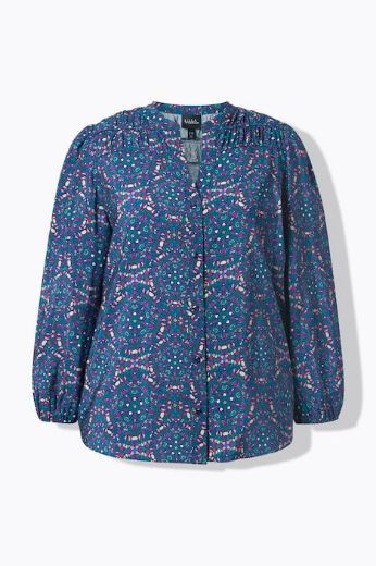 Plus size veliki brojevi Bluza dugih rukava A kroja za punije