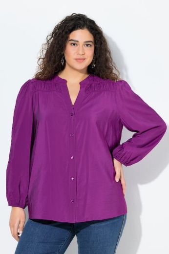Plus size veliki brojevi Bluza dugih rukava A kroja za punije