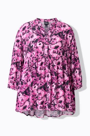 Plus size veliki brojevi Tunika 3/4 rukava za punije
