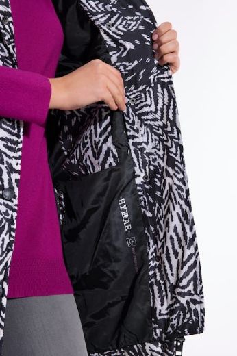 Plus size veliki brojevi Prsluk prošiveni dužeg kroja s kapuljačom za punije