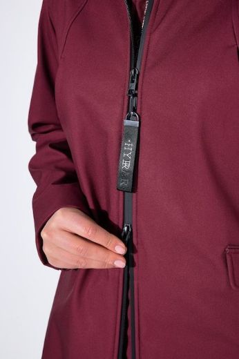 Plus size veliki brojevi Jakna dužeg kroja s kapuljačom za punije