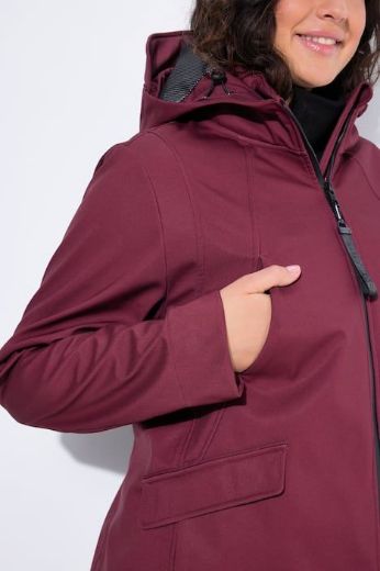 Plus size veliki brojevi Jakna dužeg kroja s kapuljačom za punije