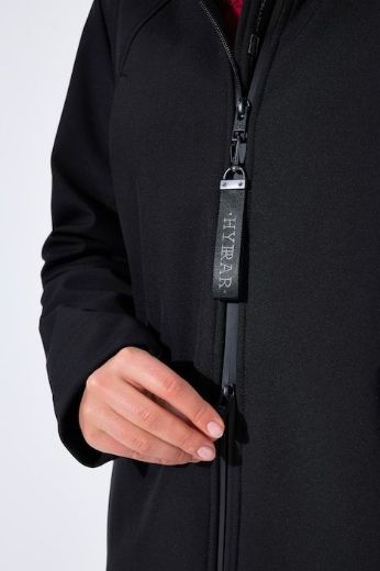Plus size veliki brojevi Jakna dužeg kroja s kapuljačom za punije