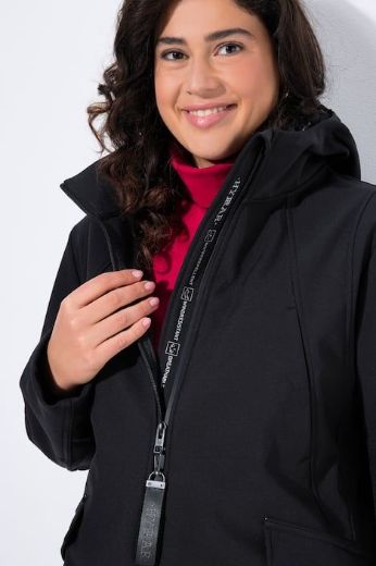 Plus size veliki brojevi Jakna dužeg kroja s kapuljačom za punije