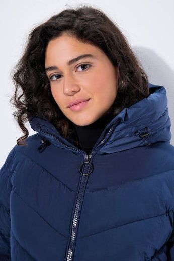 Plus size veliki brojevi Jakna prošivena s kapuljačom za punije