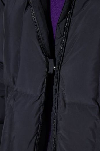 Plus size veliki brojevi Jakna prošivena s kapuljačom dužeg kroja za punije