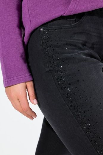Plus size veliki brojevi Traperice širih nogavica za punije