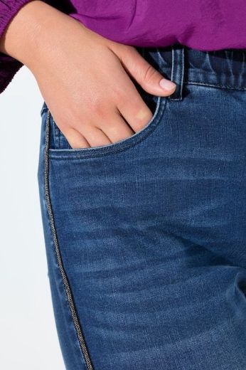 Plus size veliki brojevi Traperice povišenog struka za punije