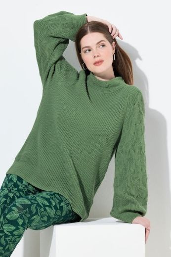 Plus size veliki brojevi Pulover od eko pamuka za punije