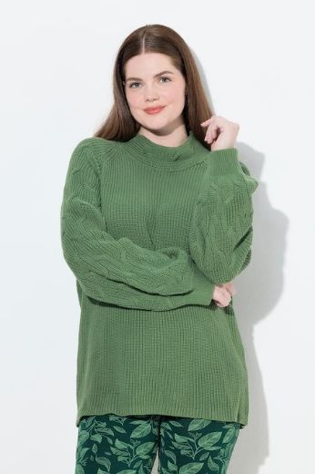 Plus size veliki brojevi Pulover od eko pamuka za punije