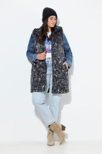 Plus size veliki brojevi Prsluk prošiveni za punije