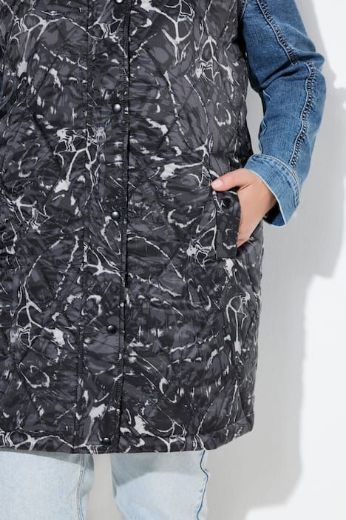 Plus size veliki brojevi Prsluk prošiveni za punije