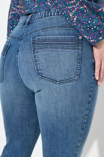 Plus size veliki brojevi Traperice uskih nogavica za punije