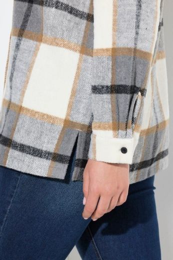 Plus size veliki brojevi Košulja karirana šireg kroja za punije