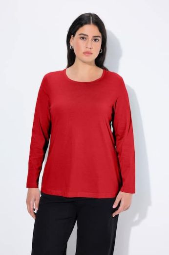 Plus size veliki brojevi Majica dugi rukavi okrugli izrez za punije
