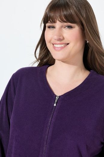 Plus size veliki brojevi Bademantil s džepovima za punije