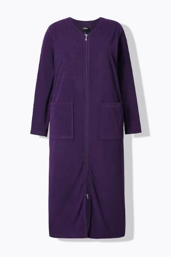 Plus size veliki brojevi Bademantil s džepovima za punije