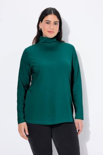 Plus size veliki brojevi Majica rol ovratnik za punije