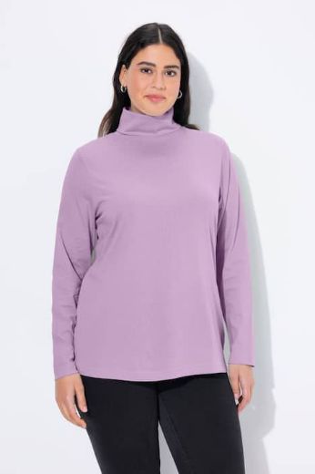 Plus size veliki brojevi Majica rol ovratnik za punije