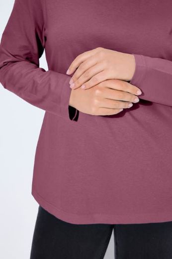 Plus size veliki brojevi Majica rol ovratnik za punije