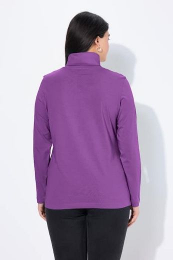 Plus size veliki brojevi Majica rol ovratnik za punije