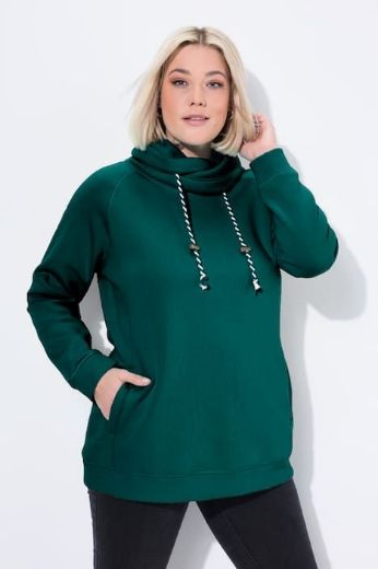 Plus size veliki brojevi Majica sportska s rol kragnom za punije