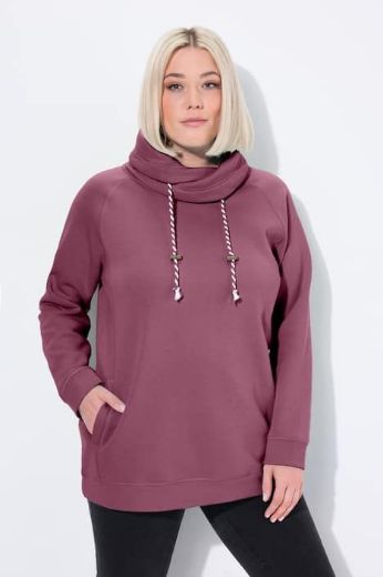 Plus size veliki brojevi Majica sportska s rol kragnom za punije