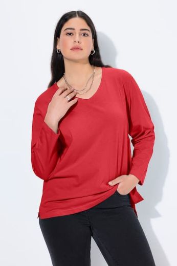 Plus size veliki brojevi Majica Basic dugi rukavi za punije