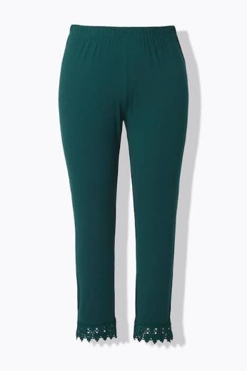 Plus size veliki brojevi Tajice s čipkom za punije