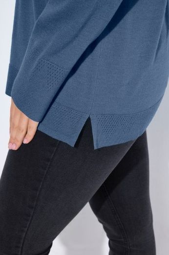 Plus size veliki brojevi Pulover s rol ovratnikom za punije