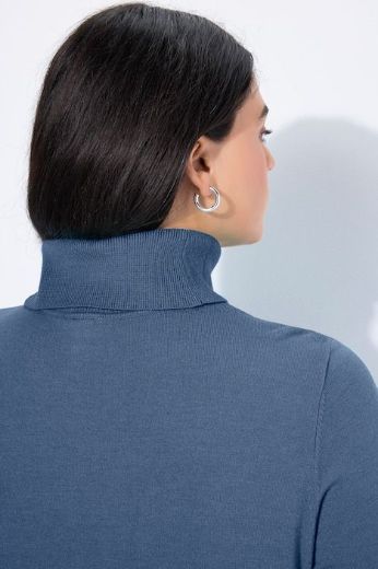 Plus size veliki brojevi Pulover s rol ovratnikom za punije