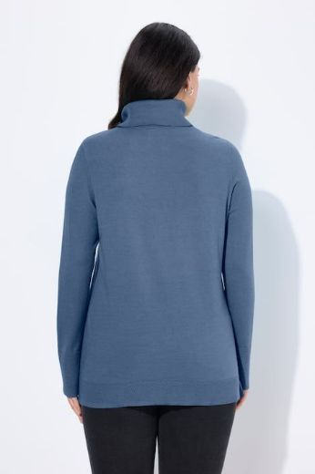 Plus size veliki brojevi Pulover s rol ovratnikom za punije