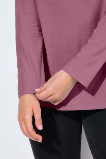 Plus size veliki brojevi Majica dugih rukava V ovratnika za punije