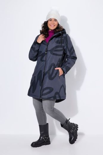 Plus size veliki brojevi Jakna funkcionalna s printom za punije