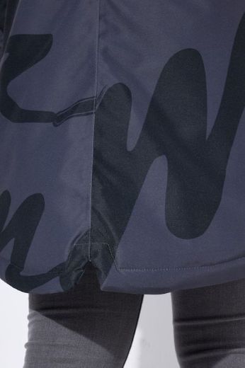 Plus size veliki brojevi Jakna funkcionalna s printom za punije