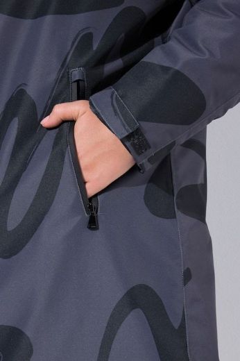 Plus size veliki brojevi Jakna funkcionalna s printom za punije