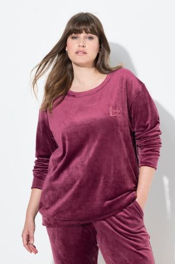 Plus size veliki brojevi Majica dugih rukava okruglog ovratnika za punije