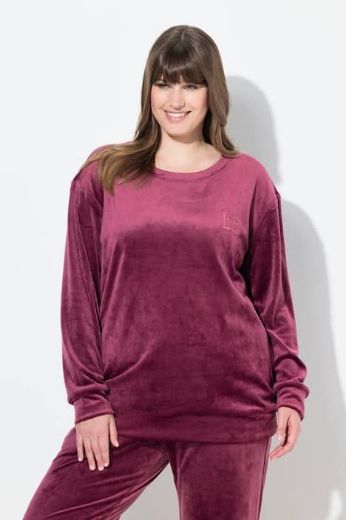 Plus size veliki brojevi Majica dugih rukava okruglog ovratnika za punije