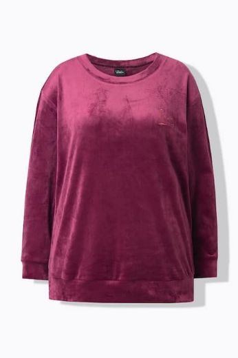 Plus size veliki brojevi Majica dugih rukava okruglog ovratnika za punije